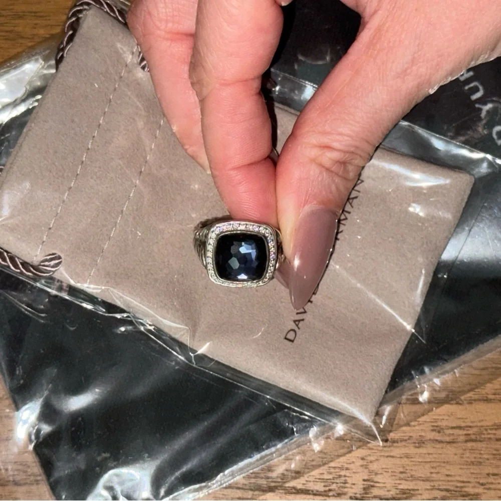 David Yurman Albion 11mm ring BLACK ORCHID - Picture 4 of 8